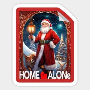 home alone merry christmas new version poster style 4 Sticker